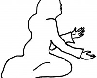 Kneeling Lady